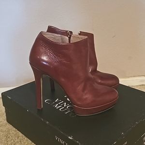 Vince Camuto leather booties